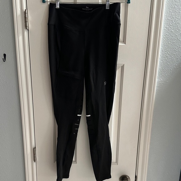 Horseware Ireland Black Riding Leggings Equestrian Women’s XL Outdoors Workwear - Picture 1 of 7